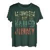 Lustiger personalisierter Name Shirt Kings Are Named Jimmy T-Shirt