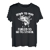 Born To Fish (Forced To Go To School) - Kinder Jungen Angeln T-Shirt