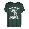 Born To Fish (Forced To Go To School) - Kinder Jungen Angeln T-Shirt