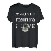 Magnetfischen-Fischt-shirt, Magnet-Fischen-Süchtig-T-Stück T-Shirt