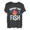 Lustiges Angler What The Fish Fischen Angel Set Geschenk T-Shirt