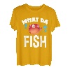 Lustiges Angler What The Fish Fischen Angel Set Geschenk T-Shirt
