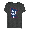 Vintage Minnesota Landschaft Innenstaat Karte T-Shirt