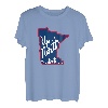 Vintage Minnesota Landschaft Innenstaat Karte T-Shirt