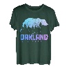 Oakland California Bear Grizzly Pride im Freien, Vintage-Stil T-Shirt