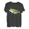 Largemouth Barsch Zeichnung Angeln Illustration Fisch Grafik T-Shirt