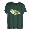 Largemouth Barsch Zeichnung Angeln Illustration Fisch Grafik T-Shirt