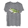 Largemouth Barsch Zeichnung Angeln Illustration Fisch Grafik T-Shirt