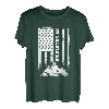 Highlands NC North Carolina Amerikanische patriotische Wanderflagge T-Shirt