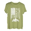 Highlands NC North Carolina Amerikanische patriotische Wanderflagge T-Shirt