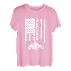 Highlands NC North Carolina Amerikanische patriotische Wanderflagge T-Shirt