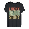 Lucky Fishing T-Shirt Vintage Shirt für Angler Angler T-Shirt