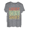Lucky Fishing T-Shirt Vintage Shirt für Angler Angler T-Shirt
