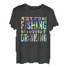 Wochenendvorhersage, Angeln mit einer Chance, lustig zu trinken T-Shirt