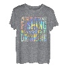 Wochenendvorhersage, Angeln mit einer Chance, lustig zu trinken T-Shirt
