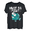 Lustiges What the Fish Angeln Fischen Hochseefischen Angler T-Shirt