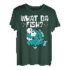 Lustiges What the Fish Angeln Fischen Hochseefischen Angler T-Shirt