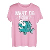 Lustiges What the Fish Angeln Fischen Hochseefischen Angler T-Shirt