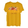 Groovy Floral Retired Est. 2023 Ruhestand Peace Frauen Männer T-Shirt