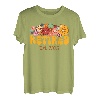 Groovy Floral Retired Est. 2023 Ruhestand Peace Frauen Männer T-Shirt