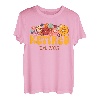 Groovy Floral Retired Est. 2023 Ruhestand Peace Frauen Männer T-Shirt