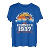 86-jährige Angelfreunde, geboren im November 1937, 86. Geburtstag T-Shirt