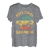 Herren Vintage Rolle Cool Grandpa Angeln Vatertag T-Shirt