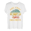 Herren Vintage Rolle Cool Grandpa Angeln Vatertag T-Shirt