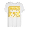 Achtung, ich kann jederzeit über Angeln sprechen, Angler T-Shirt
