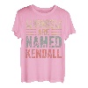 Kings Are Named Kendall Shirt Lustiger Personalisierter Name T-Shirt
