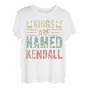 Kings Are Named Kendall Shirt Lustiger Personalisierter Name T-Shirt