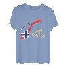 Norway 2022 Fjord Angeln Skandinavien Motive T-Shirt