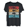 Angelrute Fischerboot Vintage Retro Hecht Wels T-Shirt