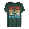 Angelrute Fischerboot Vintage Retro Hecht Wels T-Shirt