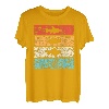 Angelrute Fischerboot Vintage Retro Hecht Wels T-Shirt