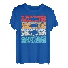 Angelrute Fischerboot Vintage Retro Hecht Wels T-Shirt