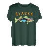 Einzigartiges Alaska Walleye Angelgeschenk Cool Fish Geschenk Fischer T-Shirt