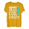 Reel Cool Daddy Anglermann Fish Hobby Fisher Dad T-Shirt