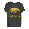Oregon Bear Grizzly Pride Outdoor Wandern PNW Vintage T-Shirt