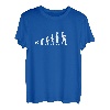 Evolution Angler Mann Humor Angeln Lustige Geschenkidee T-Shirt