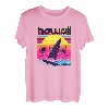 Hawaii Retro 80er Jahre Stil Souvenir Strand T-Shirt