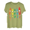 Bunte Kajaks, Kajak, Kajak, Kajak, Kajak, Kajak, Kajak, T-Shirt