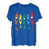Bunte Kajaks, Kajak, Kajak, Kajak, Kajak, Kajak, Kajak, T-Shirt