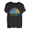 South Hampton NY New York Souvenir Palme Surfer Grafik T-Shirt