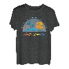 South Hampton NY New York Souvenir Palme Surfer Grafik T-Shirt
