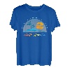 South Hampton NY New York Souvenir Palme Surfer Grafik T-Shirt