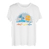 South Hampton NY New York Souvenir Palme Surfer Grafik T-Shirt