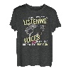 Voices In My Head Here Fischerei, lustiges Angeln, weißer Stör T-Shirt