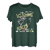 Voices In My Head Here Fischerei, lustiges Angeln, weißer Stör T-Shirt