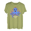 Octopus Artwork Meerestiere Kawaii Fisch T-Shirt